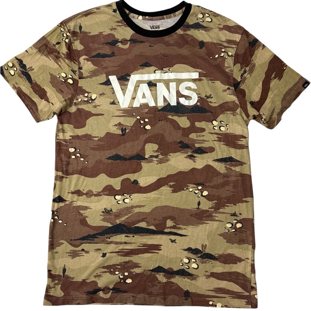 Vans Camo Logo Tee Men’s Large Streetwear